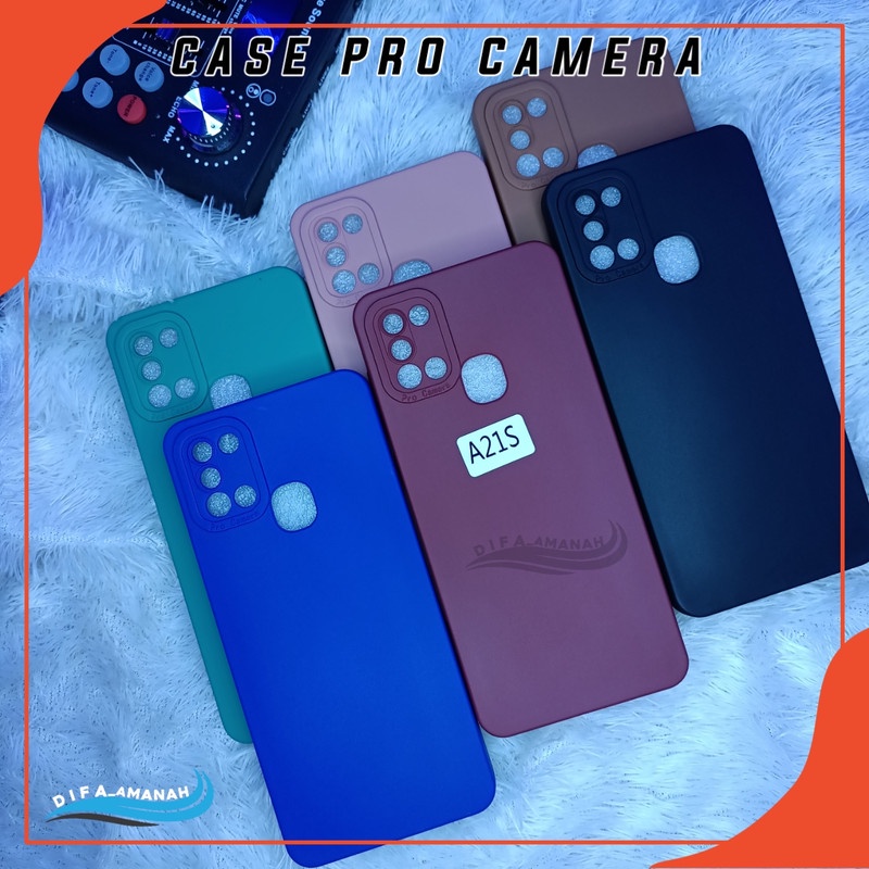 SAMSUNG A21S Softcase case pro camera macaron bahan tebal di jammin sesui foto master soft case pro camera