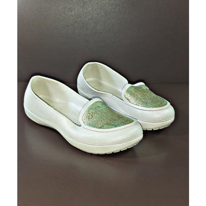 Sepatu Karet Wanita Q509 Slip On Jelly Shoes Empuk