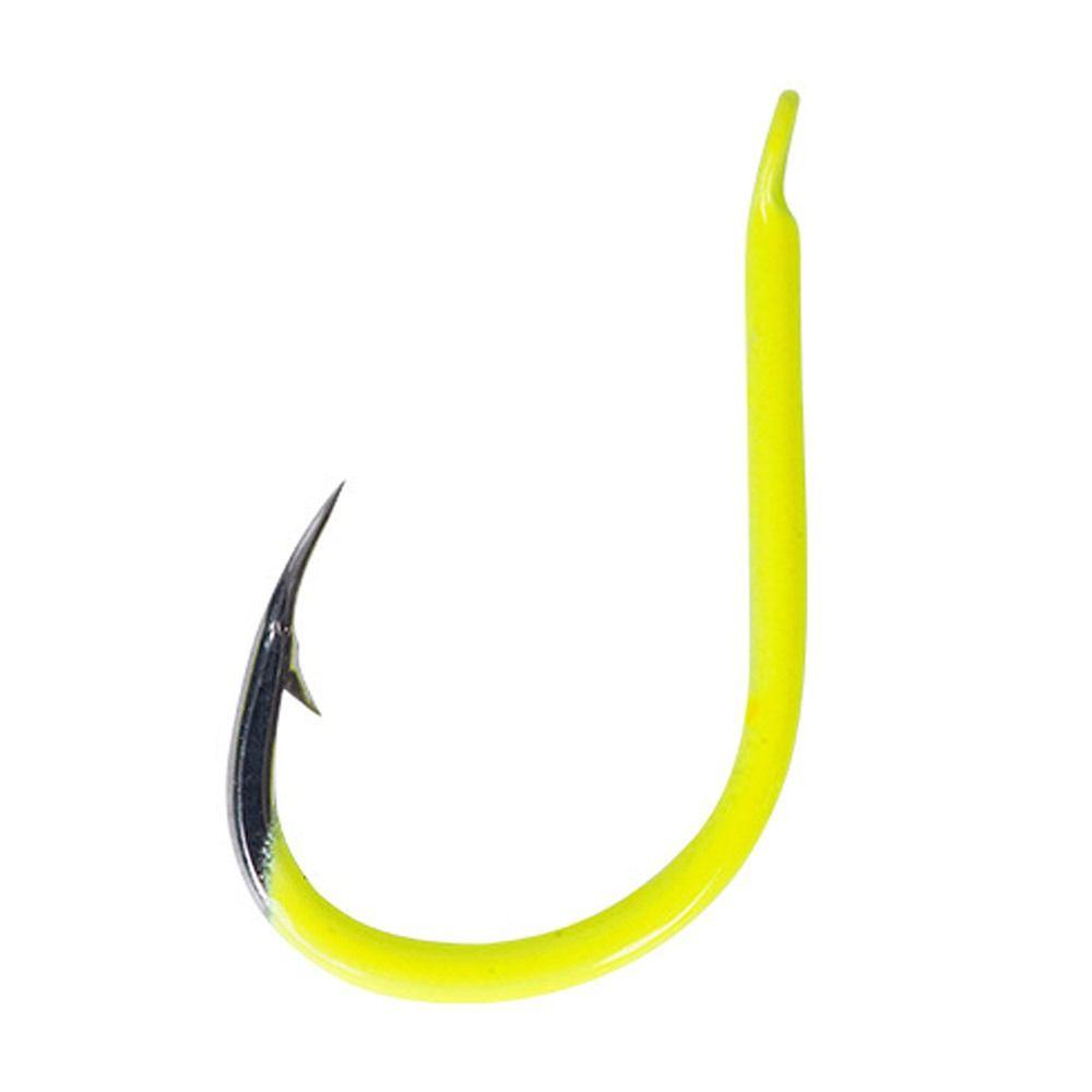 Top 50PCS Fishhooks Sharp Barbed Fluorescent Fish Gear/Alat Pancing Ikan