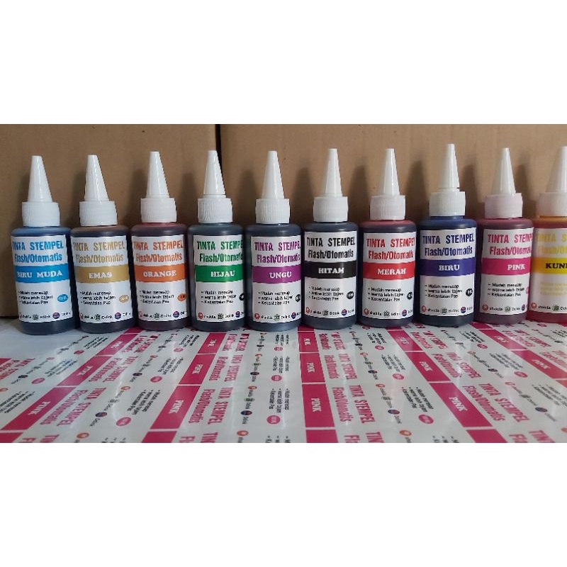 

RK Refil TINTA STEMPEL FLASH UK 100ML ALL WARNA