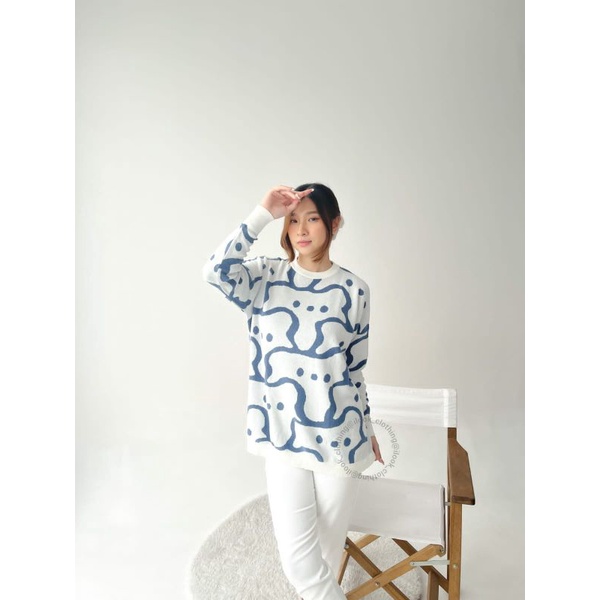 TATA OVERSIZE KNIT TOPS- ATASAN RAJUT KNIT