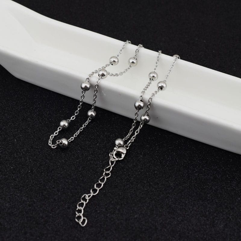 KK0303 - Kalung Rantai Pria Wanita Korea Kpop BTS EXO NCT DAY6 SKZ GOT7 Daniel Enhypen Treasure Day6 BigBang Blackpink Twice Red Velvet Itzy Ive Aespa Loona New Jeans Stayc