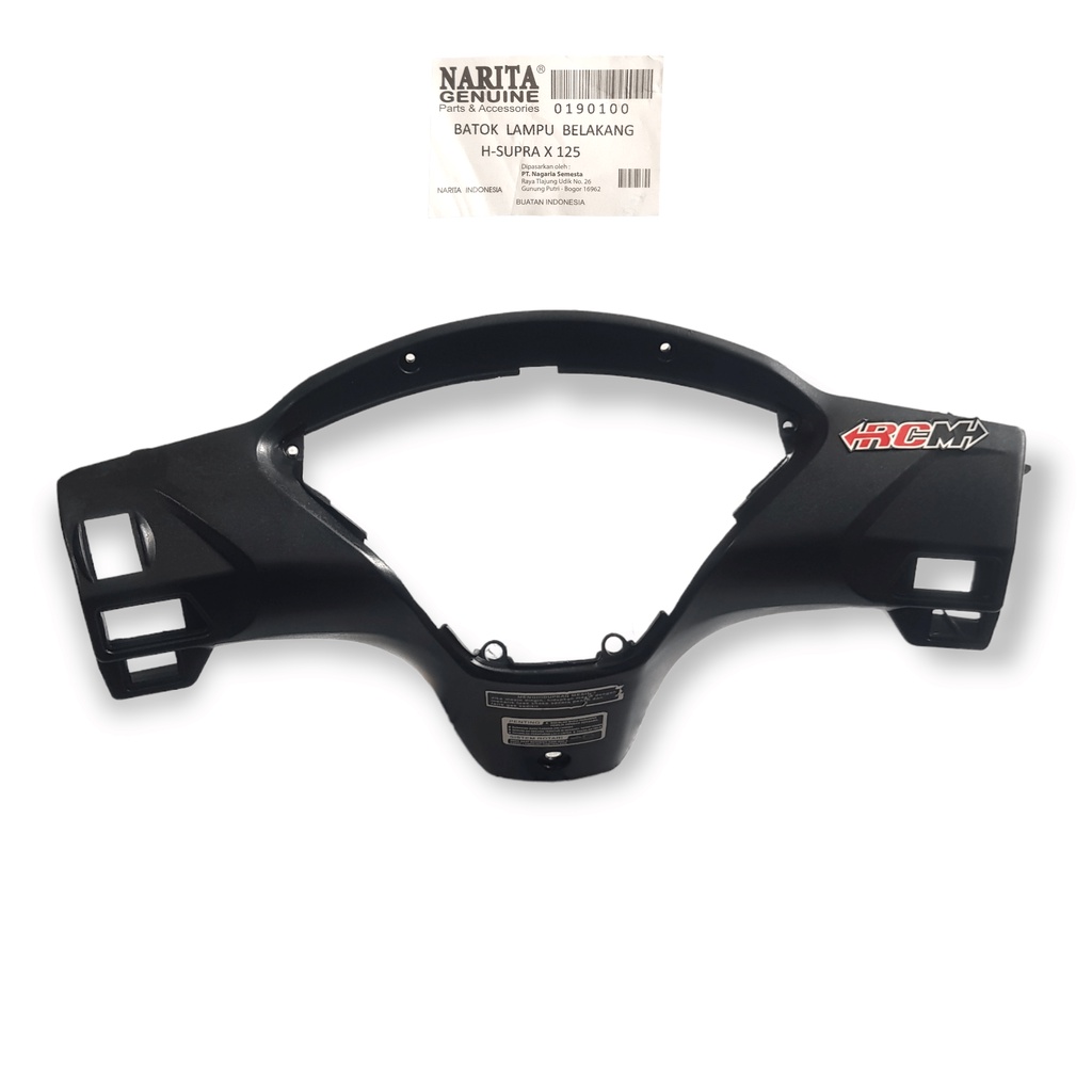 COVER HANDLEBAR BATOK TOTOK LAMPU BLK BLKG BELAKANG HONDA SUPRA X 125 X125 LAMA OLD WARNA HITAM BLACK BEST QUALITY BAHAN TEBAL JAMINAN KUALITAS