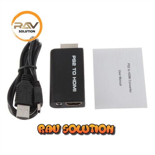 SKU-1002 CONVERTER PS2 TO HDMI / GAME PLAYSTATION 2 TO HDMI