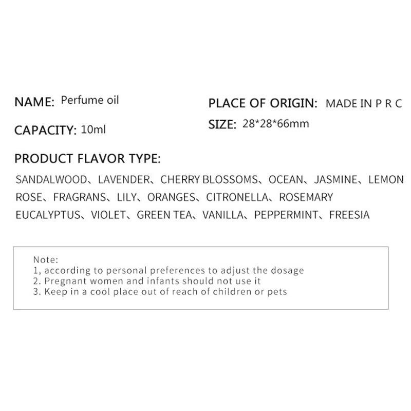 10ml Essential Oil Aromatherapy Humidifier Fragrance Diffuser Aromaterapi- Aromatherapy - untuk Diffuser humidifier mobil Portable pengharum ruangan Essential oil Difuser aromatherapy Reed hampers safe care