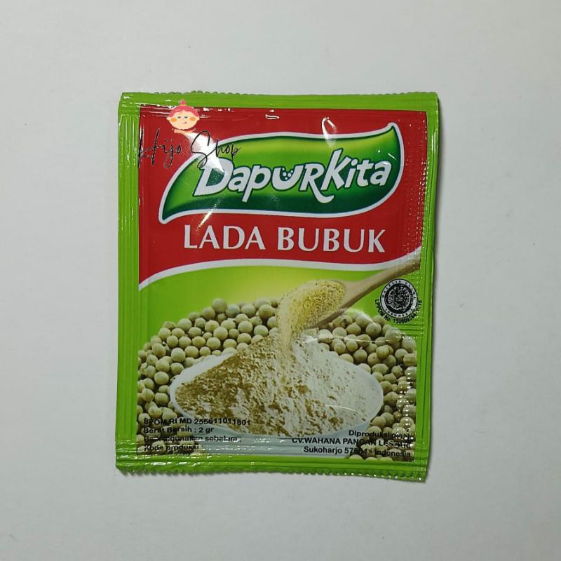 

Dapurkita Lada Bubuk 2g Bumbu Rempah Instan