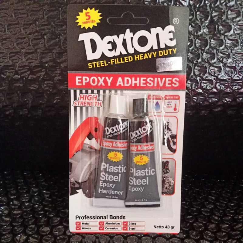 

Lem Epoxy / Lem Campur / Besi / Serba Guna Dextone 5 Menit Lem besi