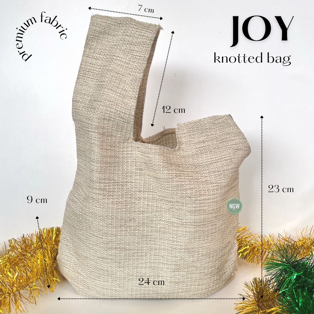 Joy Knotted Bag 24x9x20 Tas korea aesthetic hampers goodie bag souvenir