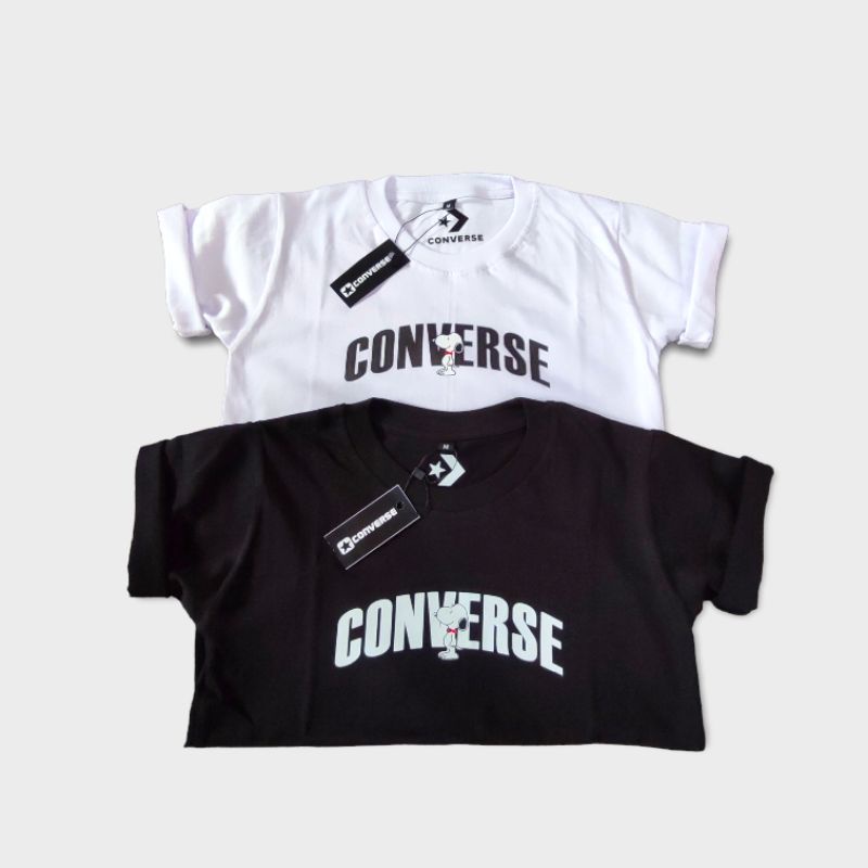 kaos anak baju anak converse snoopy katun combed 24s suoer soft handfield .