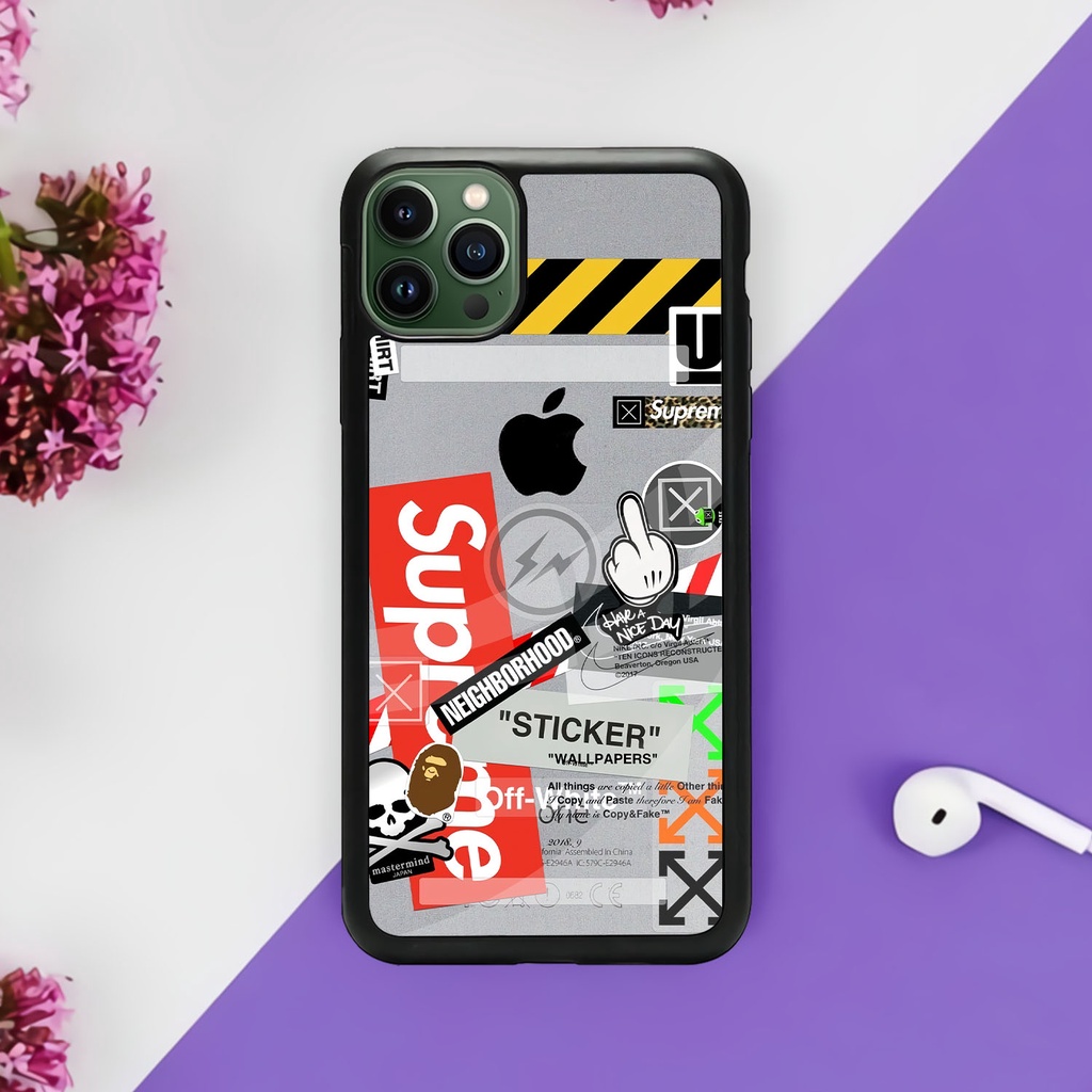 Softcase Glossy Iphone 13 | 13 Mini | 13 Pro | 13 Pro Max | Case 13pro 13promax Casing Hp Motif Aest