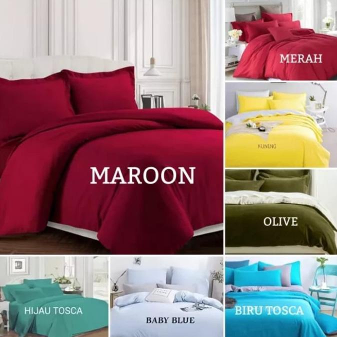 Cover Duvet / Quilt Duvet 210X210-240 Katun Jepang Ori Aneka Warna