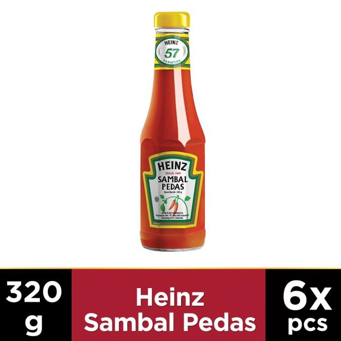 

Heinz Saus Sambal Pedas 320 g Multi Pack 6 pcs