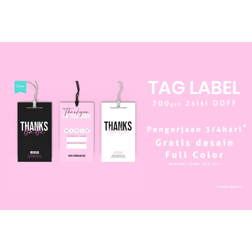 

hang tag baju tebal 700gsm custom desain