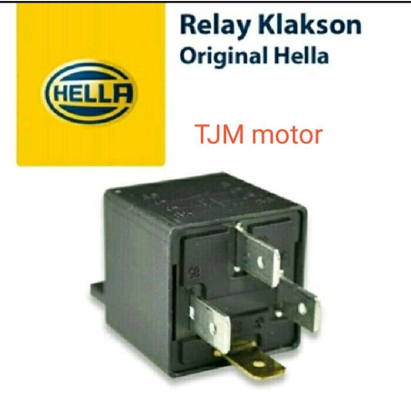 Rillay kaki 4 12V untuk klakson dan lampu merk Hella asli jerman