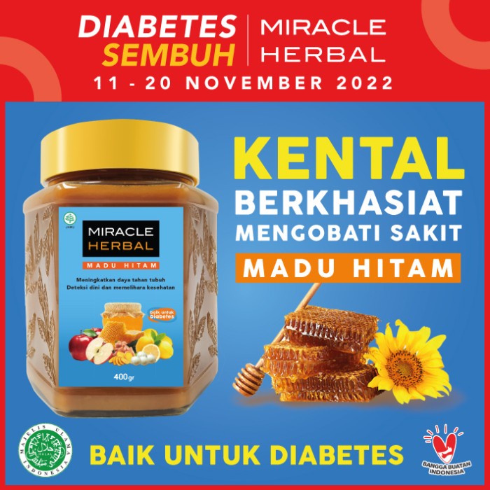 MIRACLE HERBAL 400ML MADU HITAM