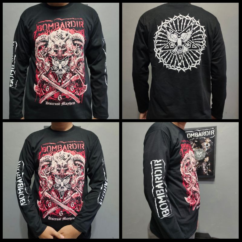 KAOS LENGAN PANJANG BOMBARDIR (Discrush Mayhem)