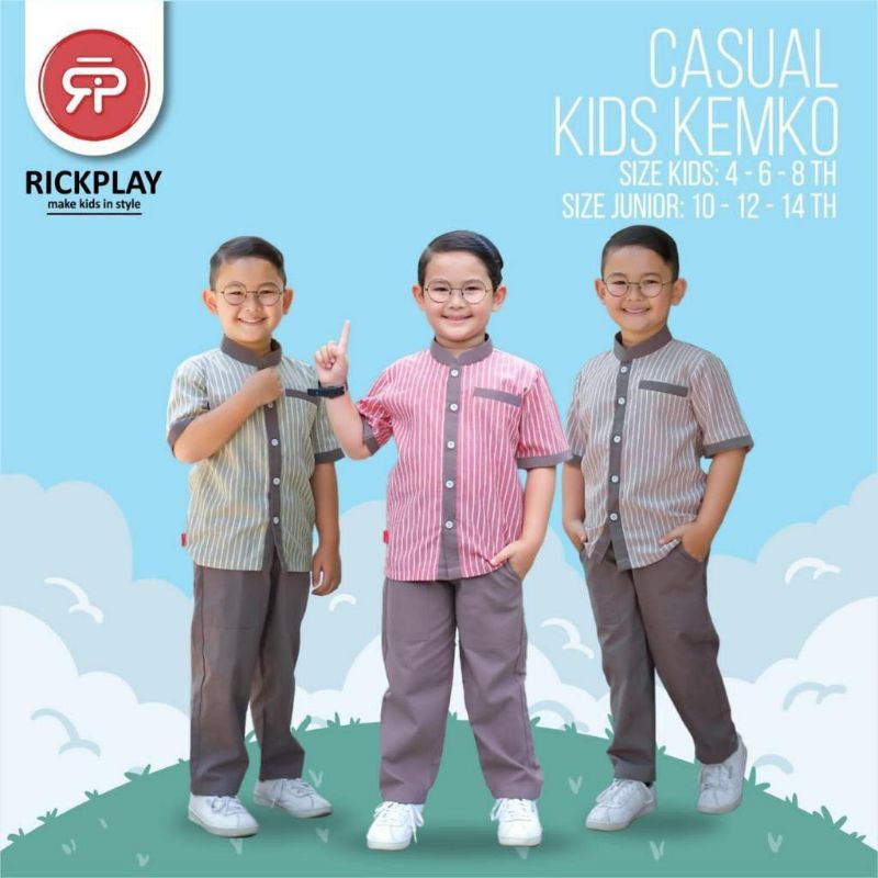 Rickplay set casual kids kemko