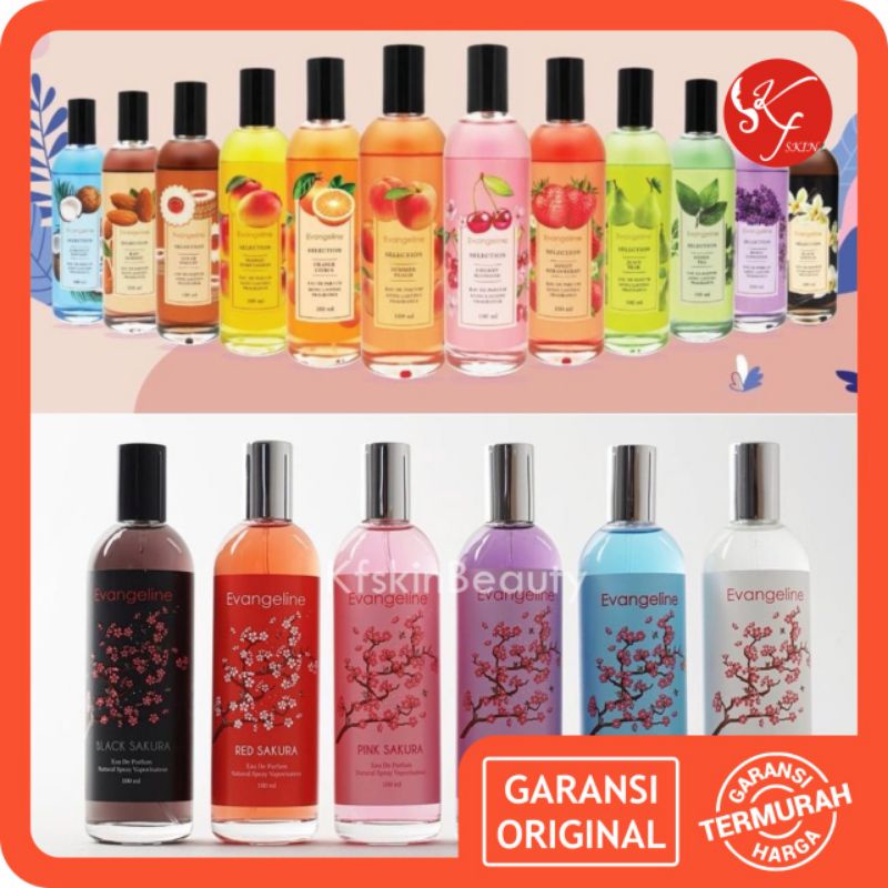 EVANGELINE EDP Eau De Parfum 100ml | Selection | Hijab Series | Batik | Musk | Sakura Parfum |Long Lasting Fragrance | Evangeline all Series Parfum