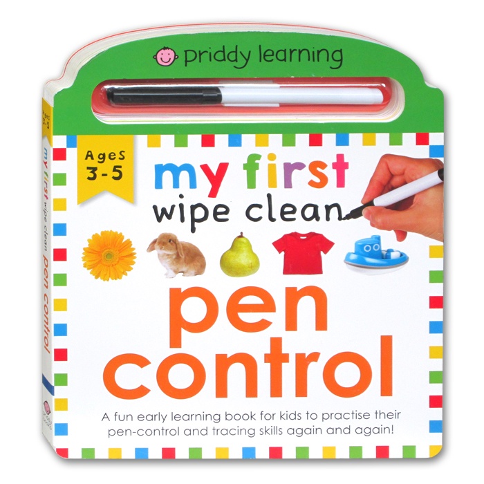 Jual [Priddy Books] My First Wipe Clean Pen Control Board Book