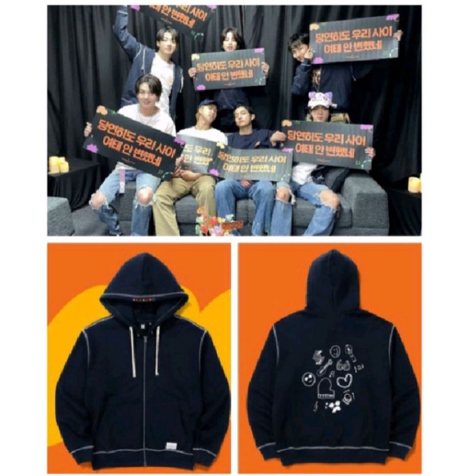 Jaket Zipper BTS Konser Permission to Dance Seoul