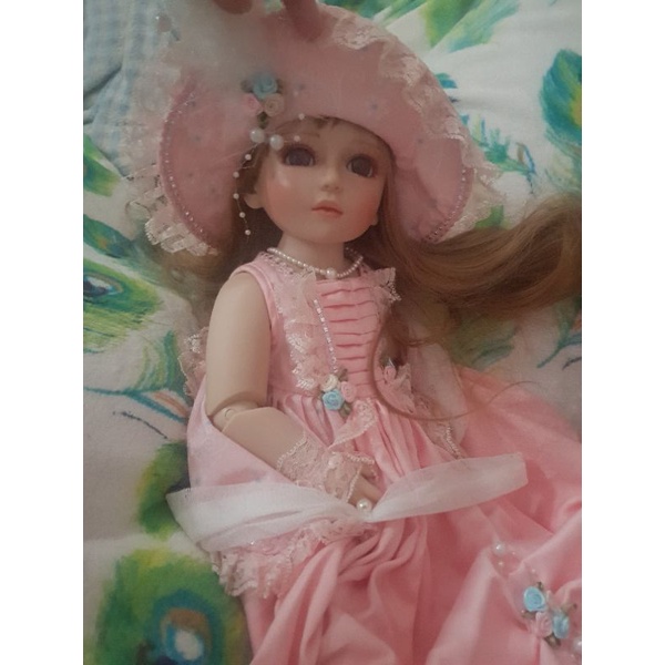 boneka reborn doll bjd doll body full silikon 45cm kado ultah anak pajangan