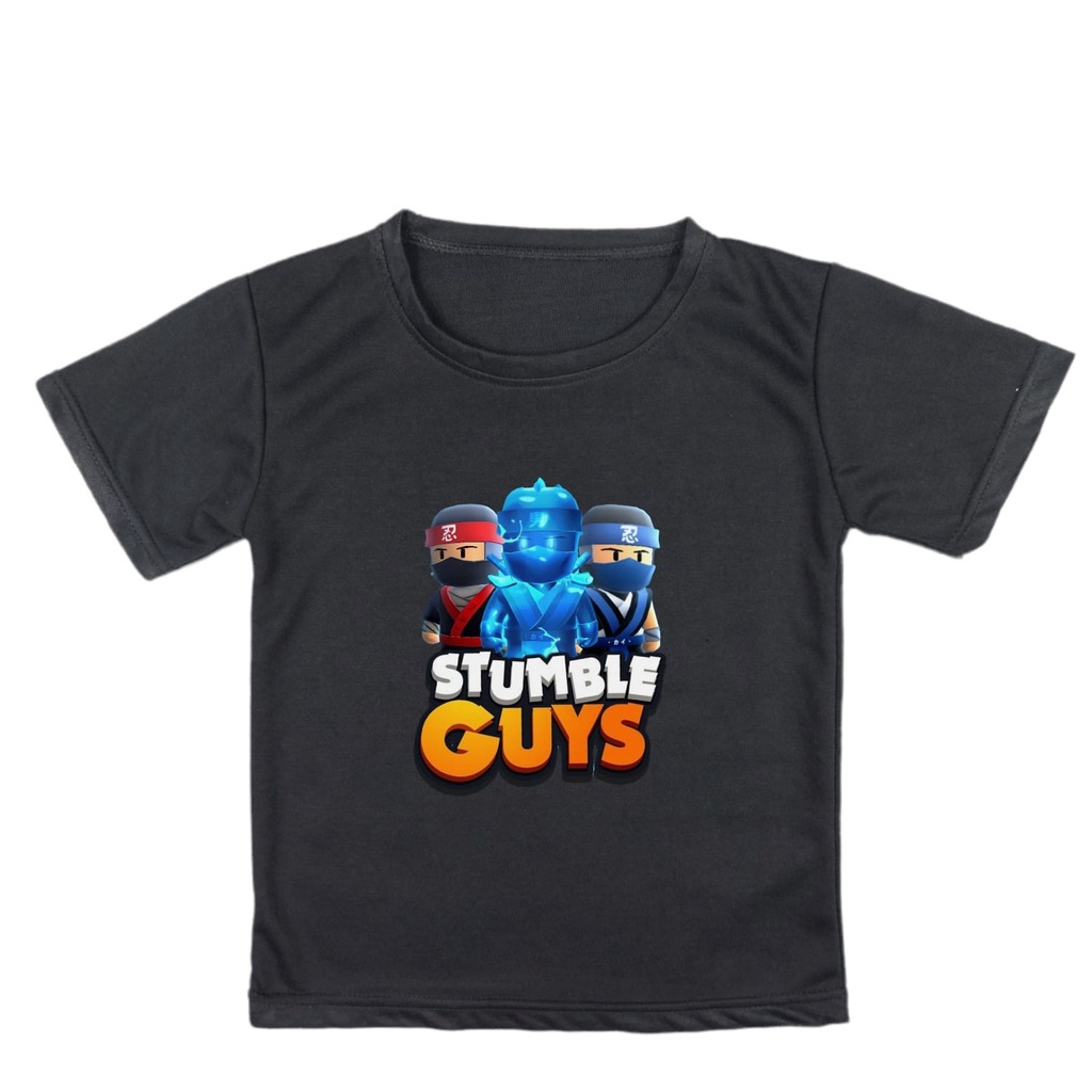 Atasan Baju Kaos Anak Stumble Guys Lava Laki Laki Perempuan Umur 2 - 10 Tahun K210