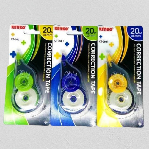 

Correction Tape Ct-2001 Kenko 20M X 5Mm Per Lusin/Tip-Ex Kertas [Populer]