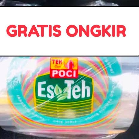 Paling Laris mm- GRATIS ONGKIR & TERMURAH lid sealer teh poci 2000pcs ROLL plastik seal cup gelas te