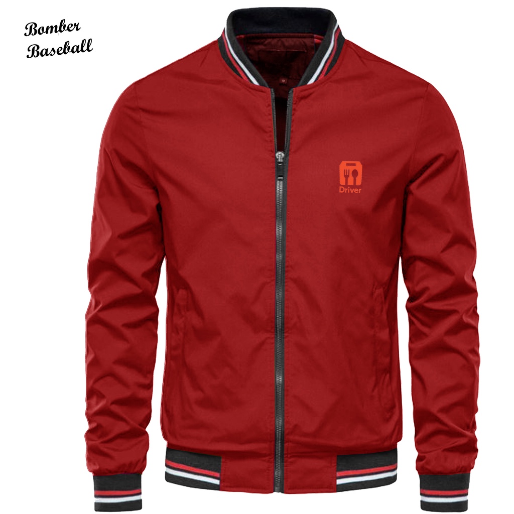 Jakey Driver Ojol ShopeFod/Jakey ShopeFood/Jaket Baseball Pria/Ojol Food/Jakey Shopee Driver Food | 