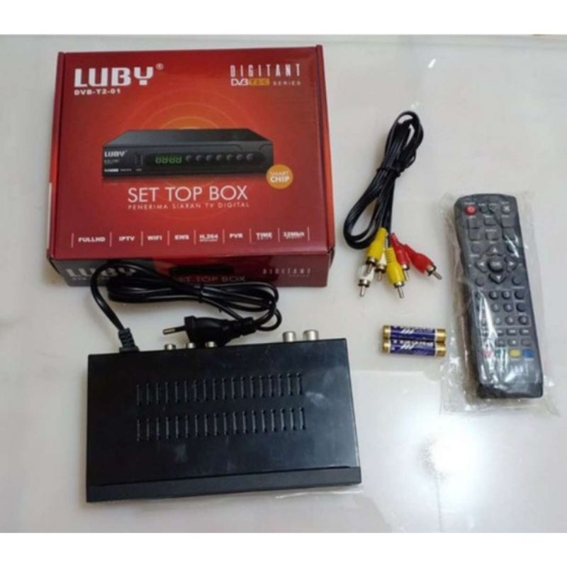 Luby Set Top Box TV Digital Receiver DVB T-2 01 penerima siaran TV digital