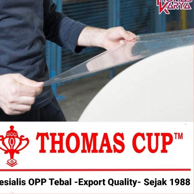 

30.1x45 cm Plastik OPP TEBAL (LEM) | Plastik Baju DOUBLE SEAL Bening