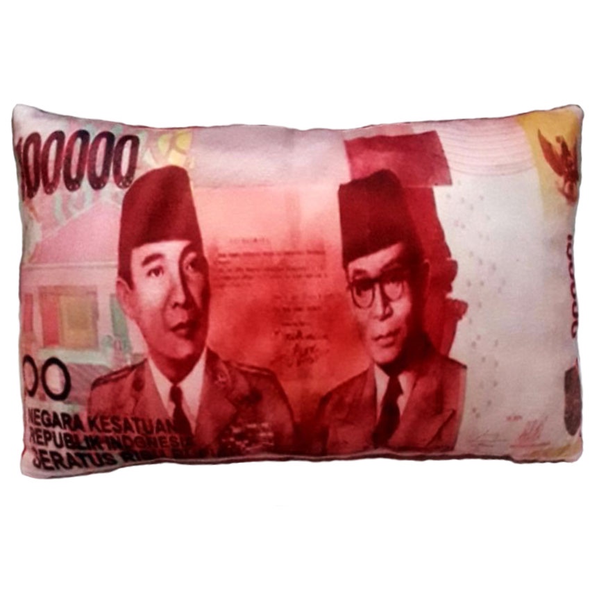 BANTAL UANG, candratoys.id, bantal murah, bantal bandung, sovenir bantal, bantal custom, perlengkapa