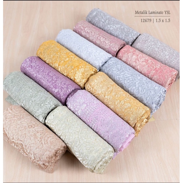 Yukakebaya || metalik laminate ysl muat 1 kebaya