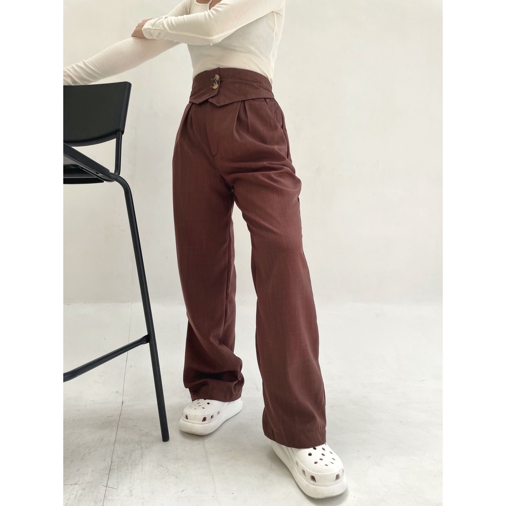 POTTIE - Nicola Cullotes Pants - Long Culottes High Waist