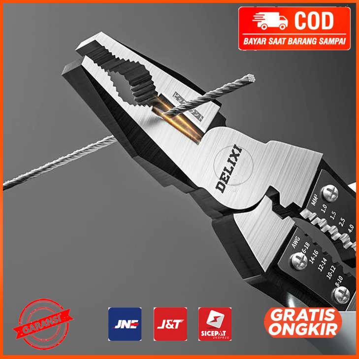 Tang Pemotong Kawat CRV Multifungsi Wire Cutter 7 inch 2104