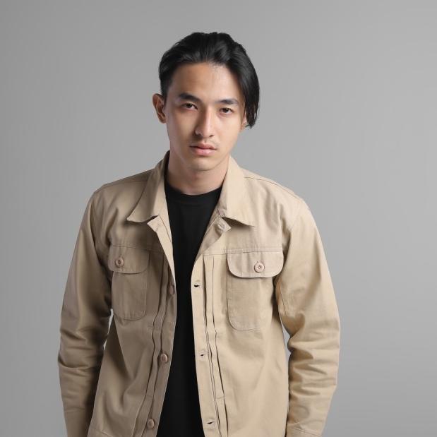 Fargo Canvas Jacket Cream - Cream, M