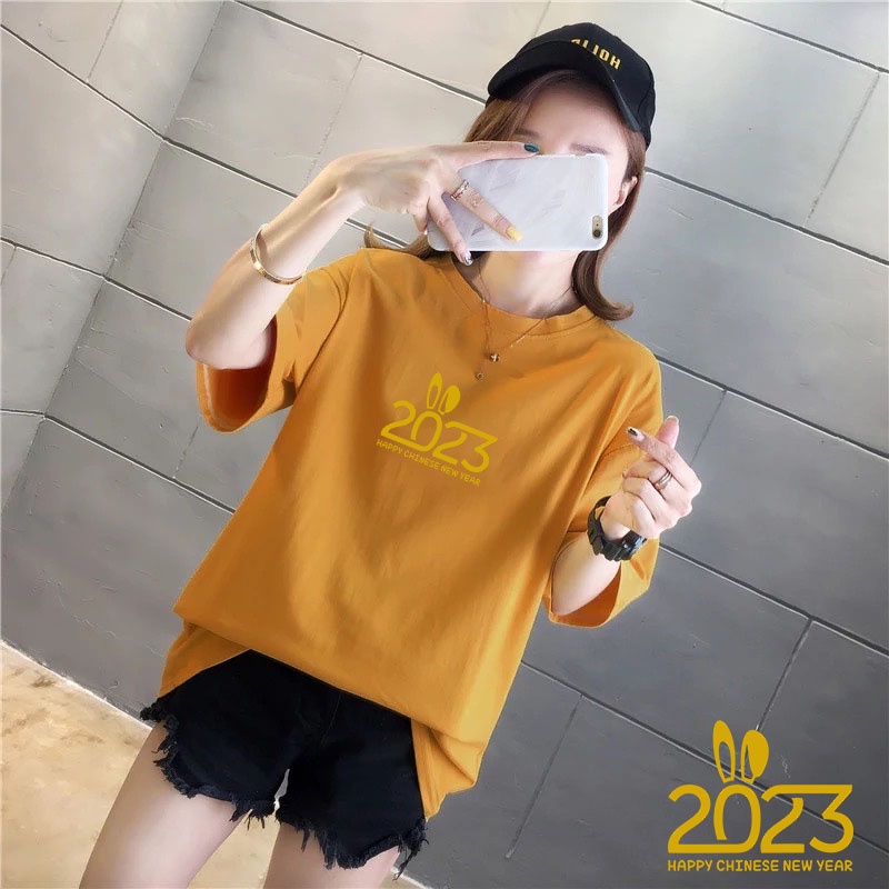 YOURSTYLE1119 - KAOS 2023 CNY KAOS IMLEK KEKINIAN TERLARIS KEREN UNISEX OVERSIZE