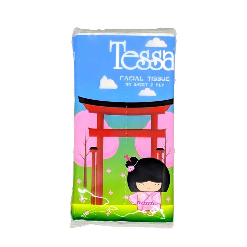 TESSA / FACIAL / TISSUE / TISU WAJAH / 50 SHEET / 2 PLY