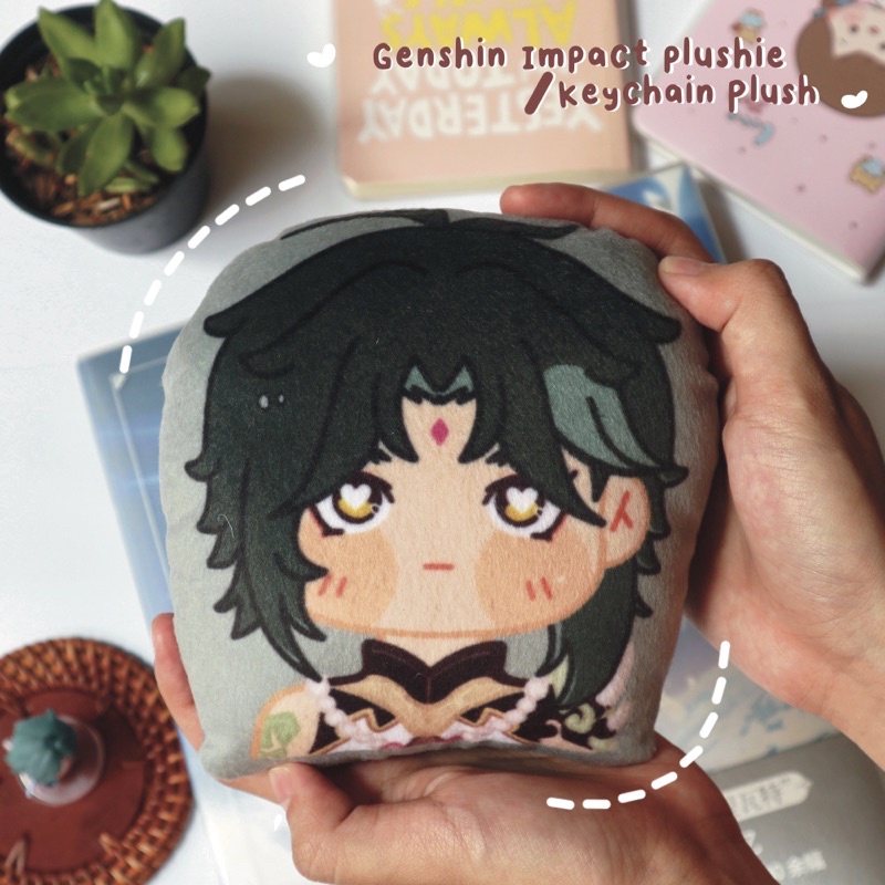 Genshin Impact Keychain Plush and Doll by tarrateru