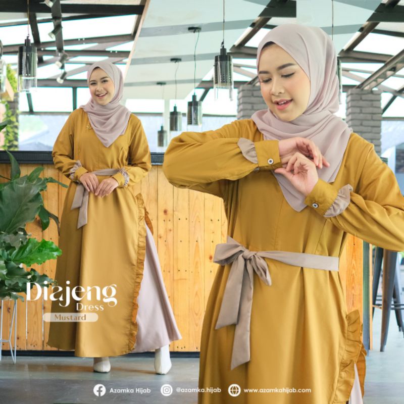 DIAJENG DRESS REBORN by AZAMKA HIJAB