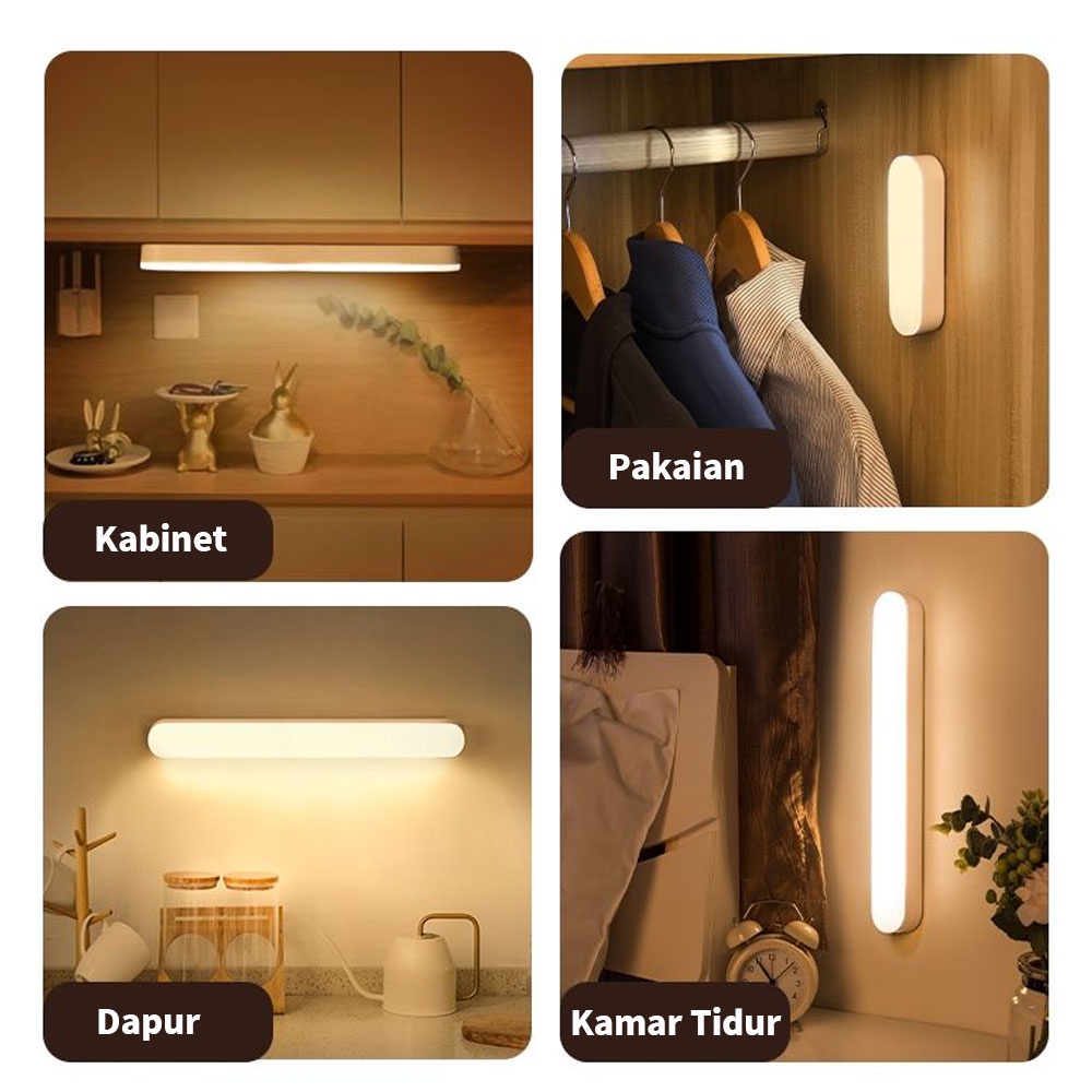 Lemari Kamar Lampu Dinding Lampu samping tempat tidur LED lampu sensor multi-fungsi,lampu belajar lampu lemari pakaian portabel