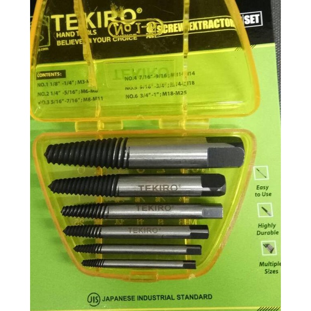 Tap Balik Set Tekiro ' Tap Pembuka Baut Patah Tekiro