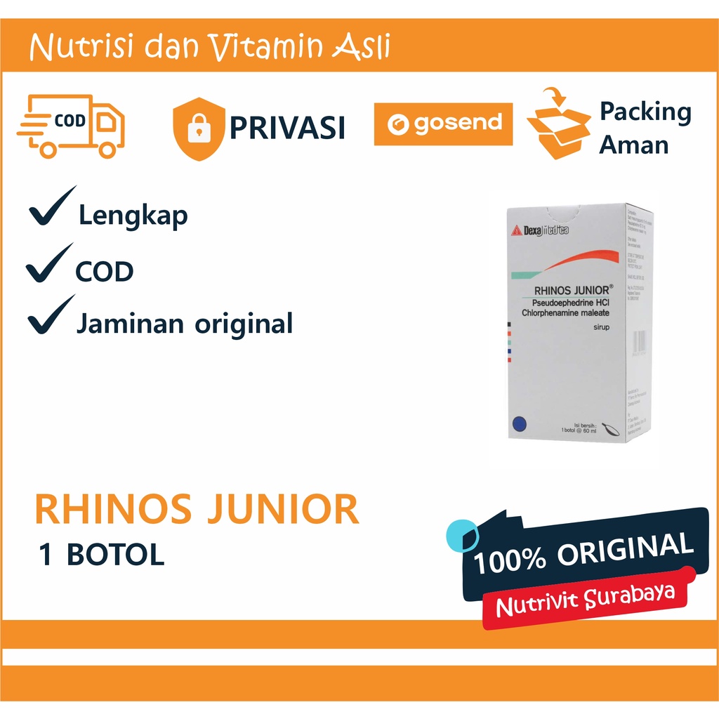 RHINOS NEO DROP 10 ML / JUNIOR SIRUP 60 ML