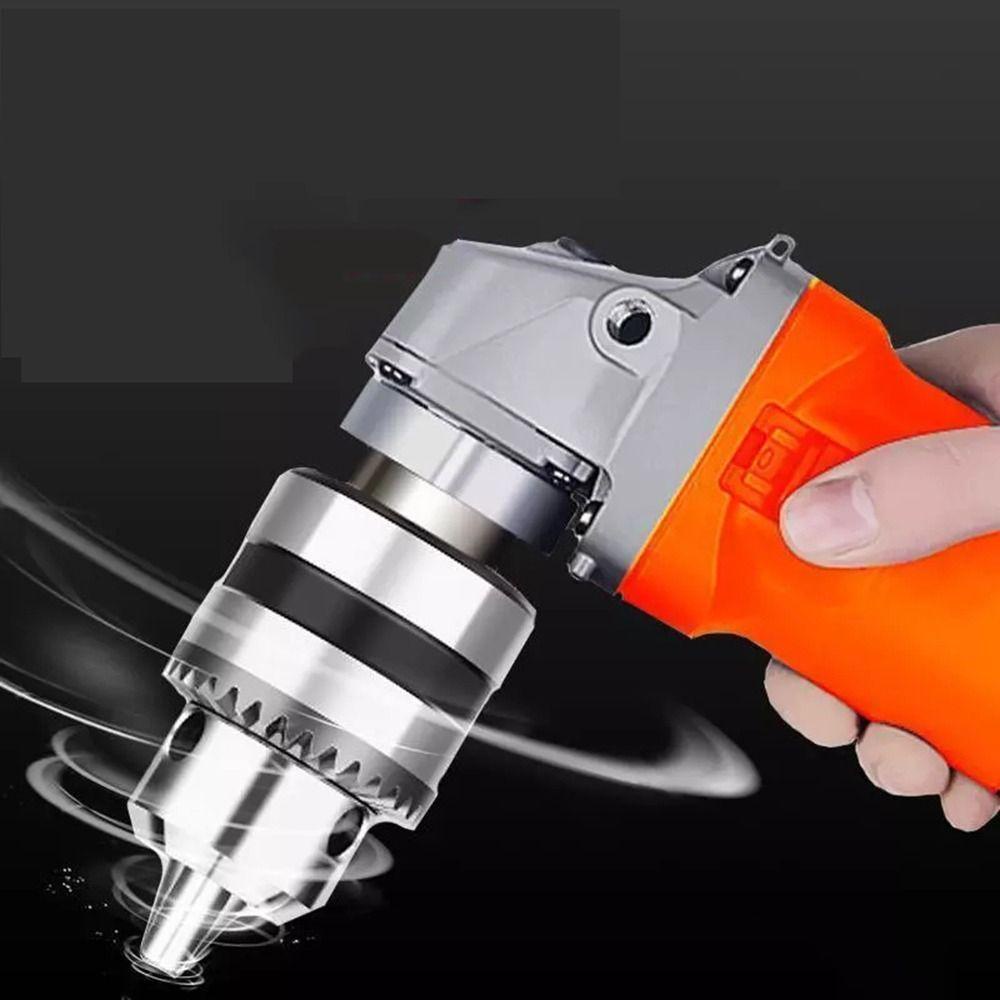 【 ELEGANT 】 Angle Grinder Adapter Locator Bor Untuk Gerinda Sudut Listrik 4&quot; Untuk Bor|Bench Thread Collet Dengan Adaptor Konversi Bor Kunci