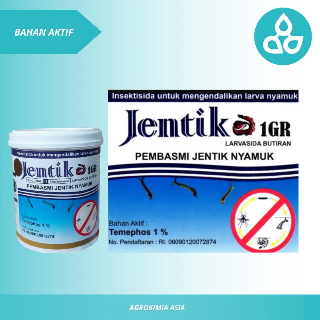 Basmi Jentik nyamuk Jentika 1GR sama dengan Abate