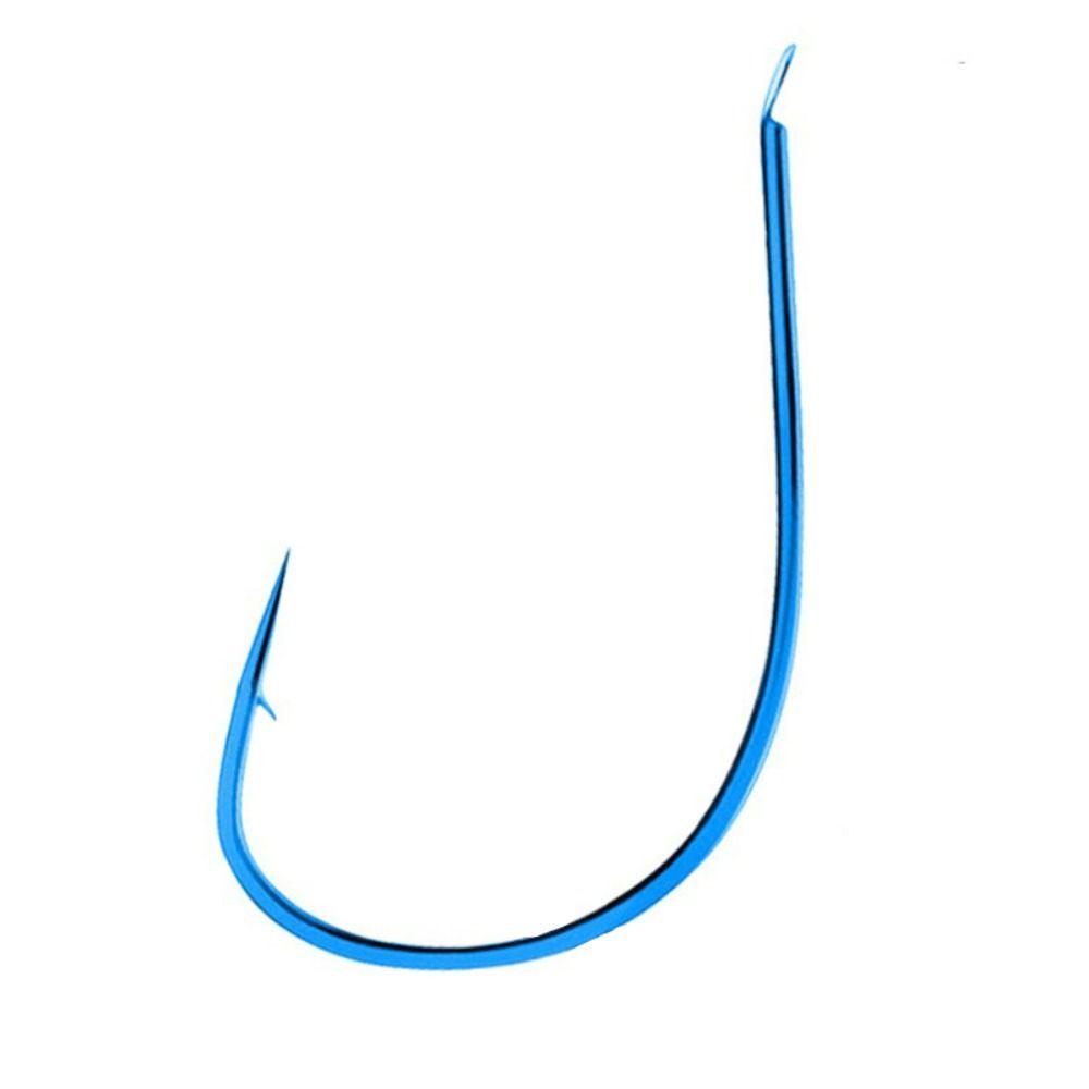 Agustina Memancing Kait Baja Karbon Tinggi Tunggal Fishhook Laut Memancing Alat Carp Lures Perlengkapan Memancing Berduri Pancing Kail