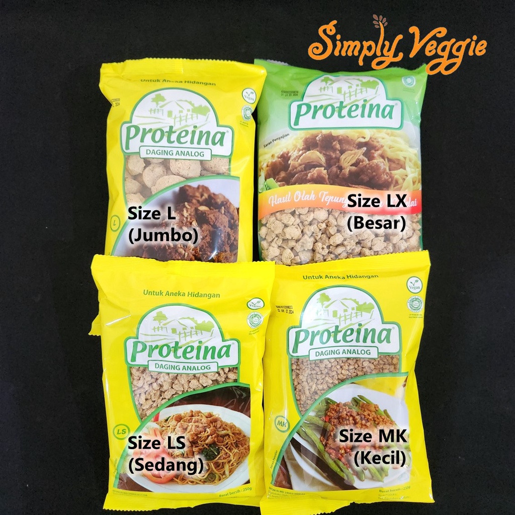 

Proteina Protein Nabati Vegetarian Soy Meat Daging Cincang Vegan 250gr