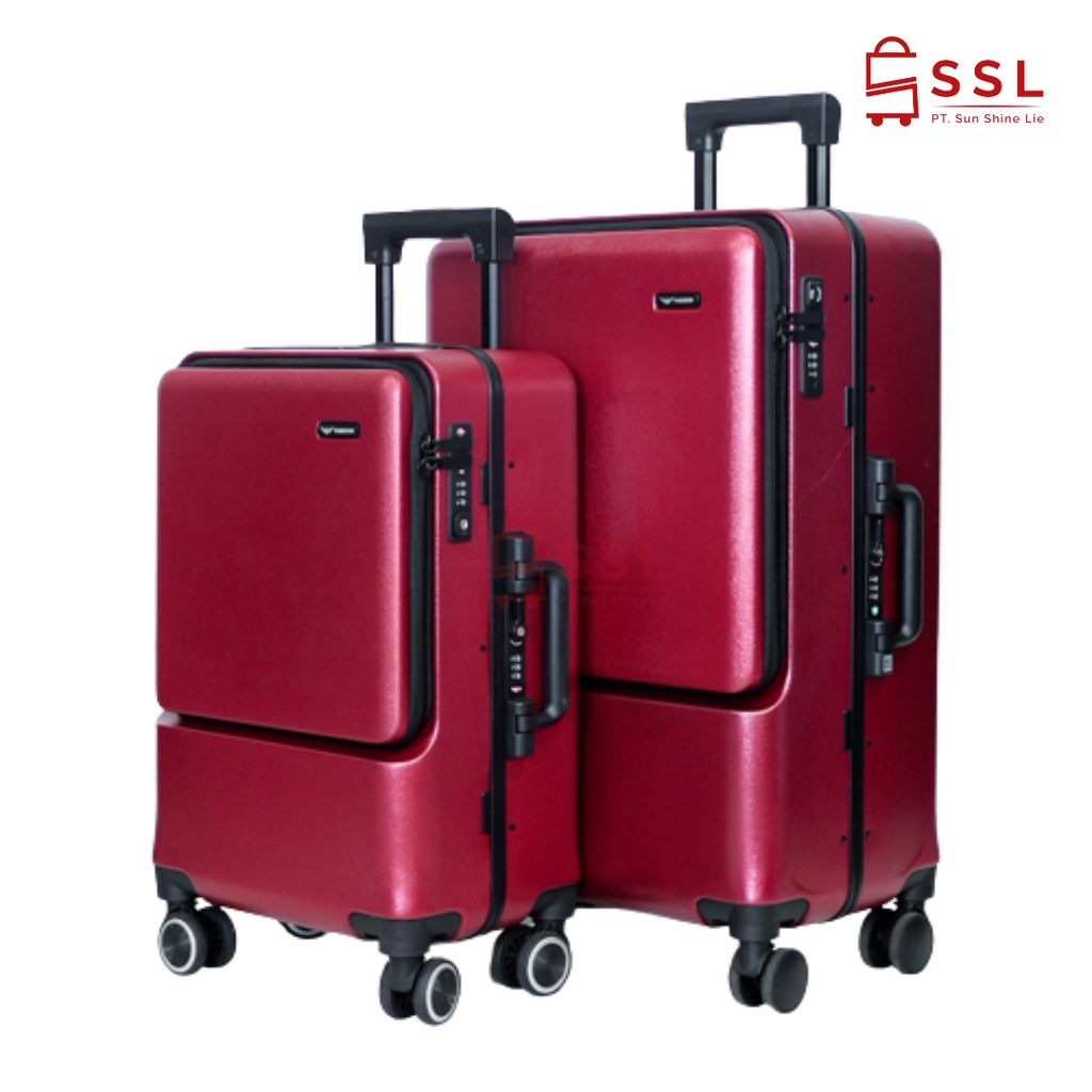 Koper 20 Inch / Koper Cabin / Koper Premium / Koper Import / Aluminium Frame / TSA Lock / koper laptop T033 / Koper Bagasi Suitcase Luggage