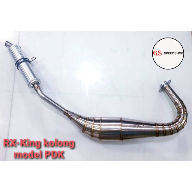 Knalpot Kenalpot RC3 RX King RXK RXKing Tipe Kolong PDK Stainless Stenlis Silencer Selencer Slenser