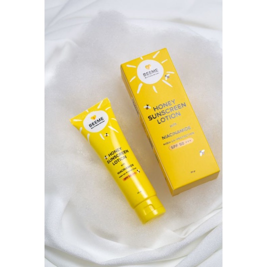 Beeme Honey Sunscreen Lotion Niacinamide SPF50+++ - Tabir Surya